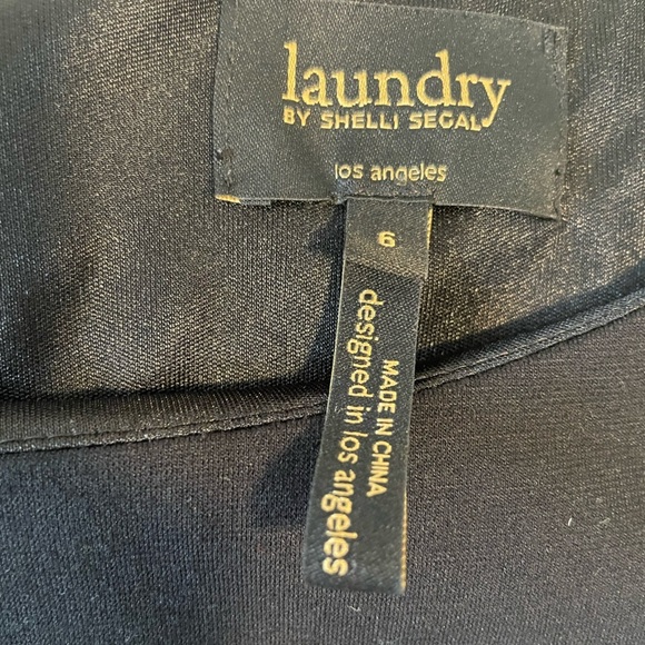 Laundry by Shelli Segal Los Angeles Black Medallion Dress Size 6 - Picture 2 of 6